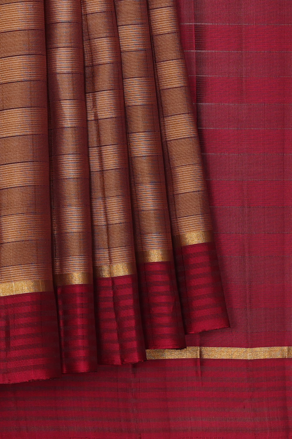 Image of Ash-Grey South Silk Saree