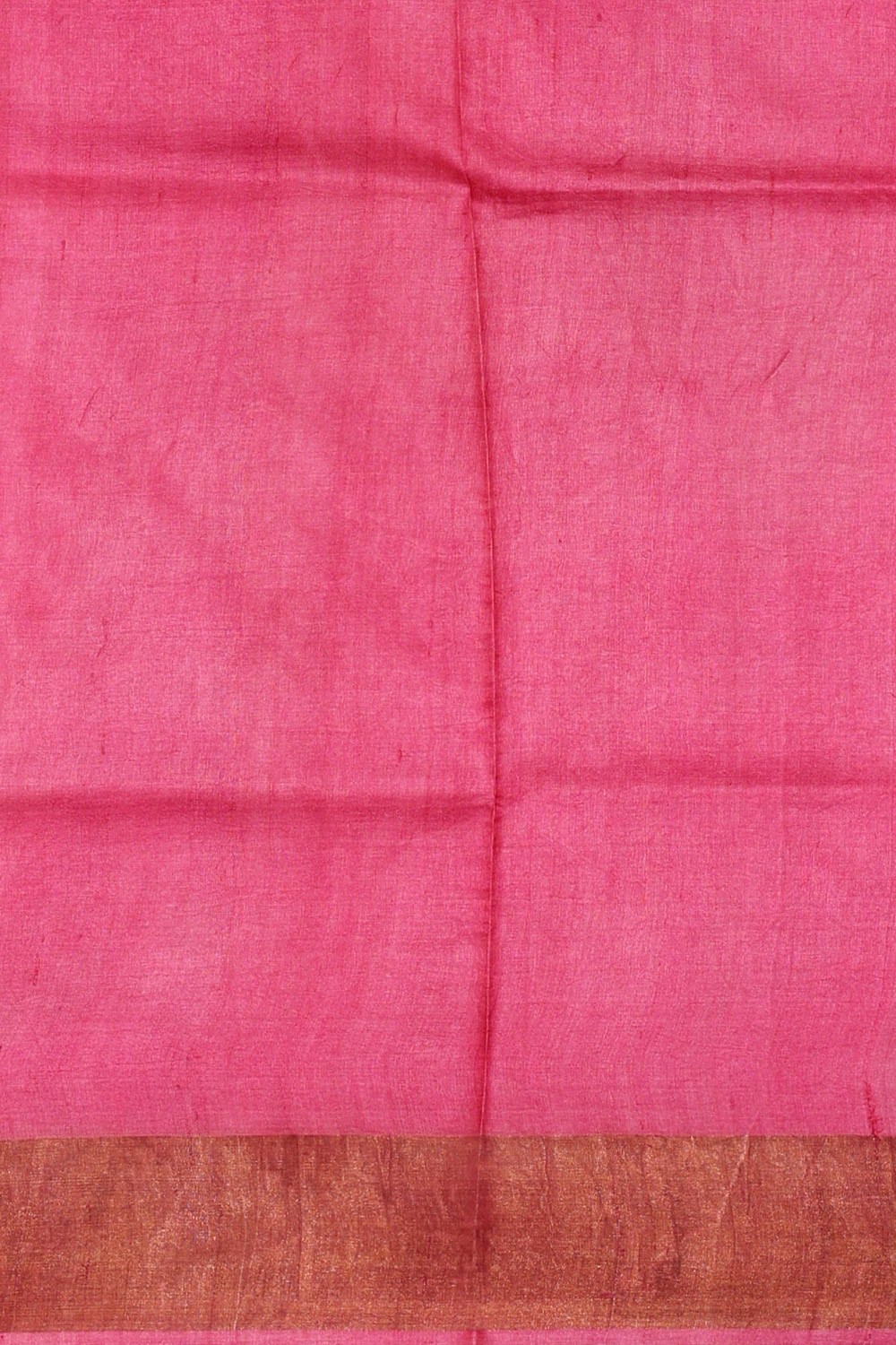 Image of Off-White Desi Tussar Silk Saree