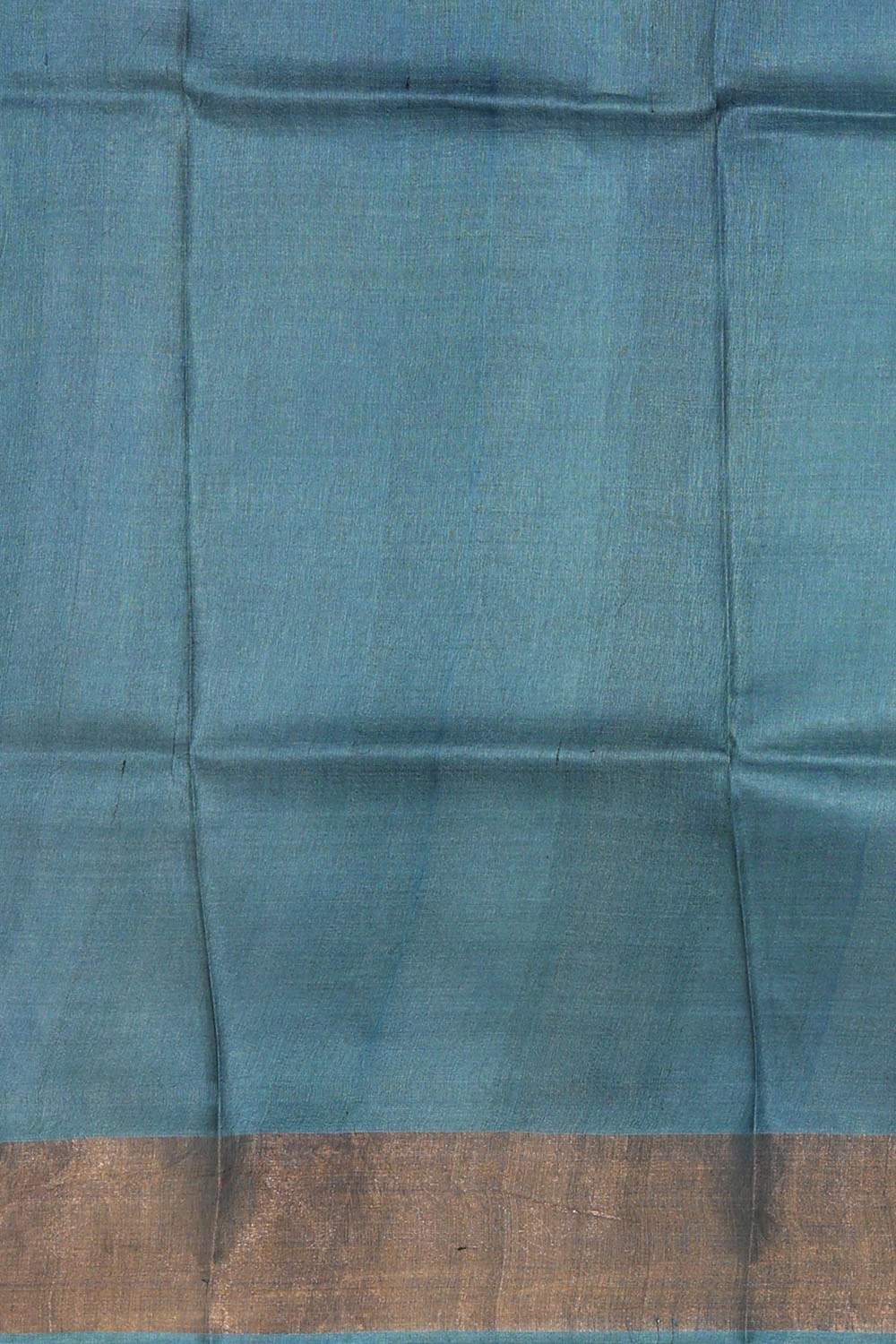 Image of Soft Yellow Desi Tussar Silk Saree