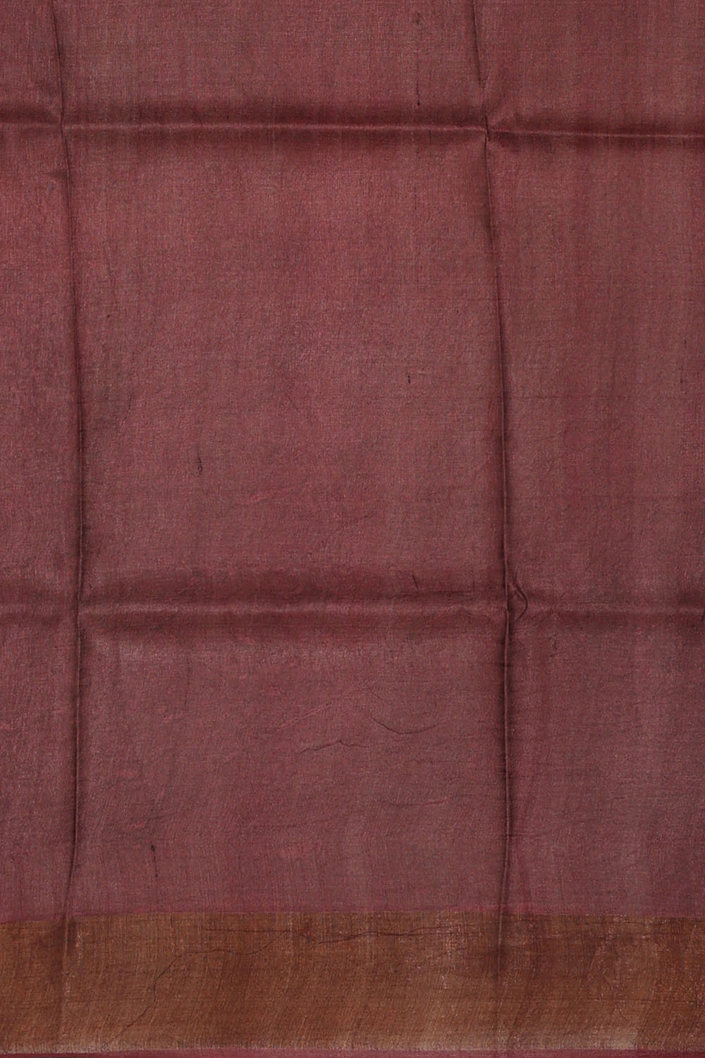 Image of Purple Desi Tussar Silk Saree