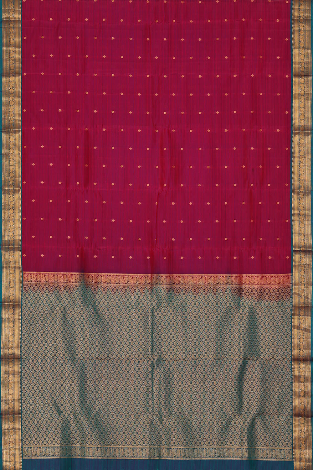 Image of Plum-Purple South Silk Saree