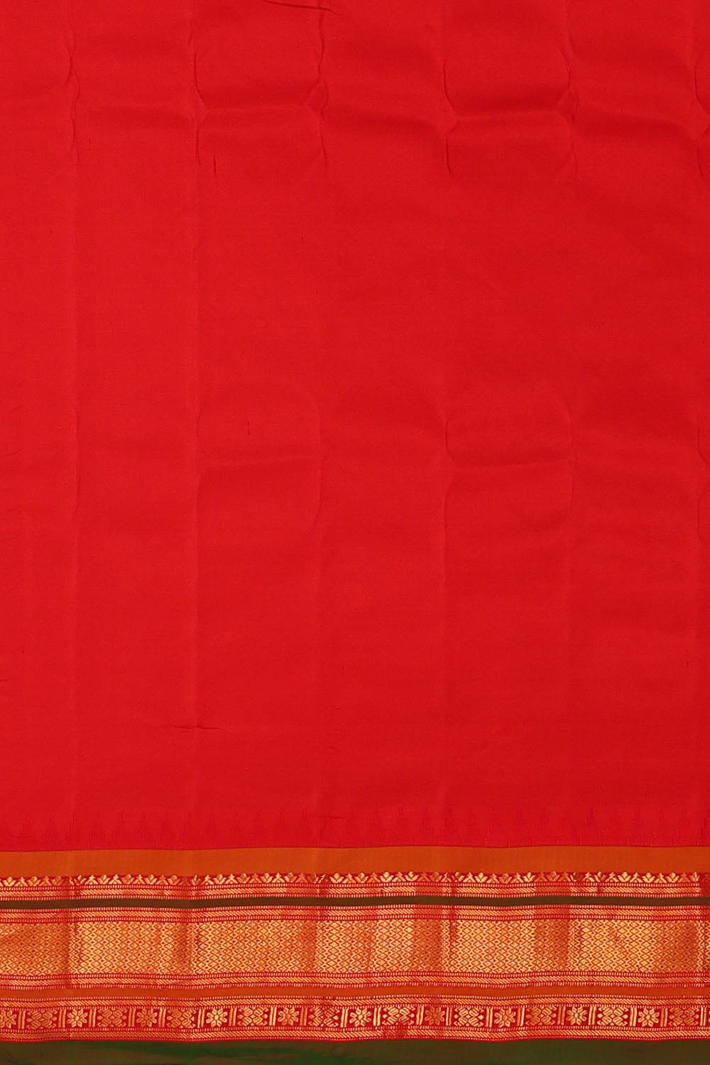 Image of Blue Gadwal Silk Saree