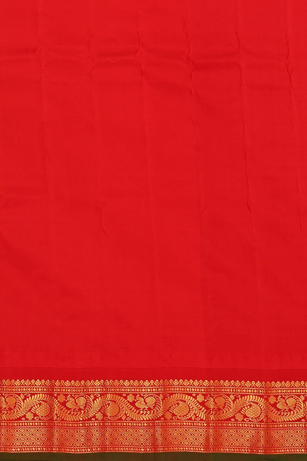 Image of Ice-Blue Gadwal Silk Saree