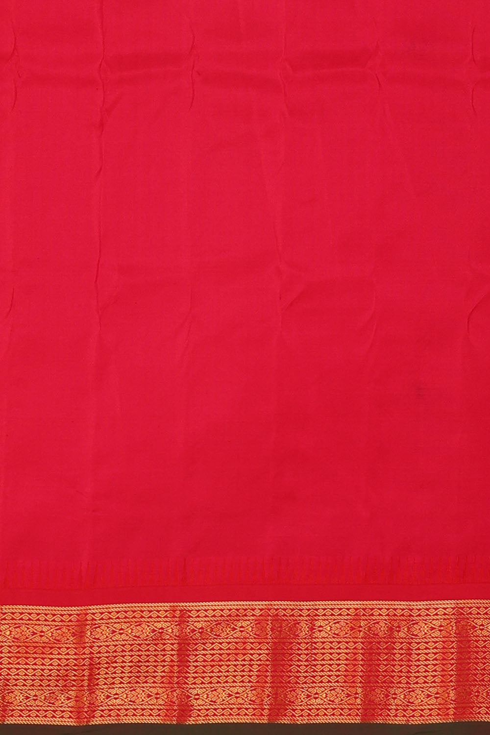 Image of Cream Gadwal Silk Saree