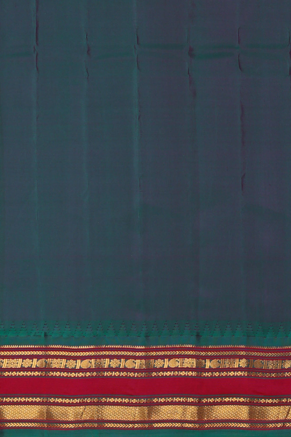 Image of Sandal Gadwal Silk Kattam Saree