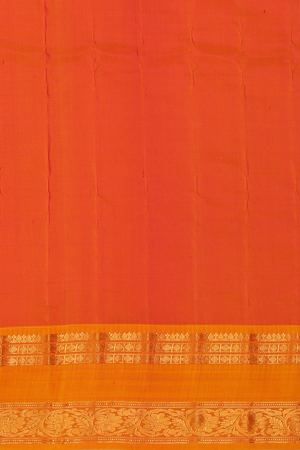 Image of Sea-Green Gadwal Silk Saree