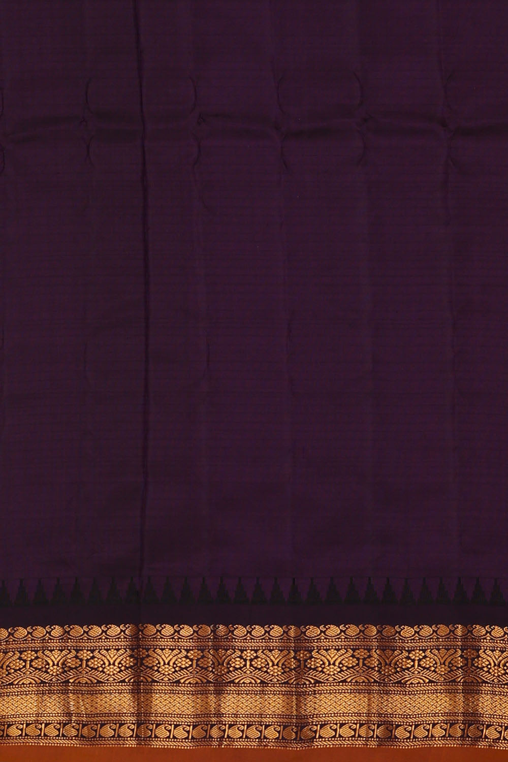 Image of Pista-Green Gadwal Silk Kattam Saree