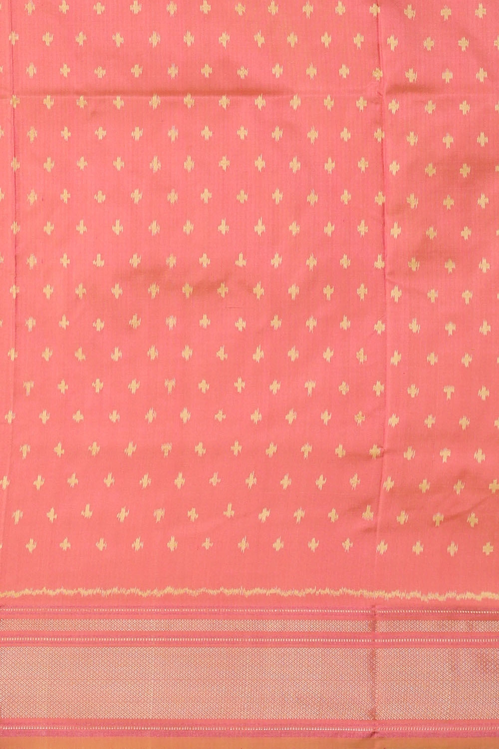 Image of Purple Pochampally Ikat Silk Saree