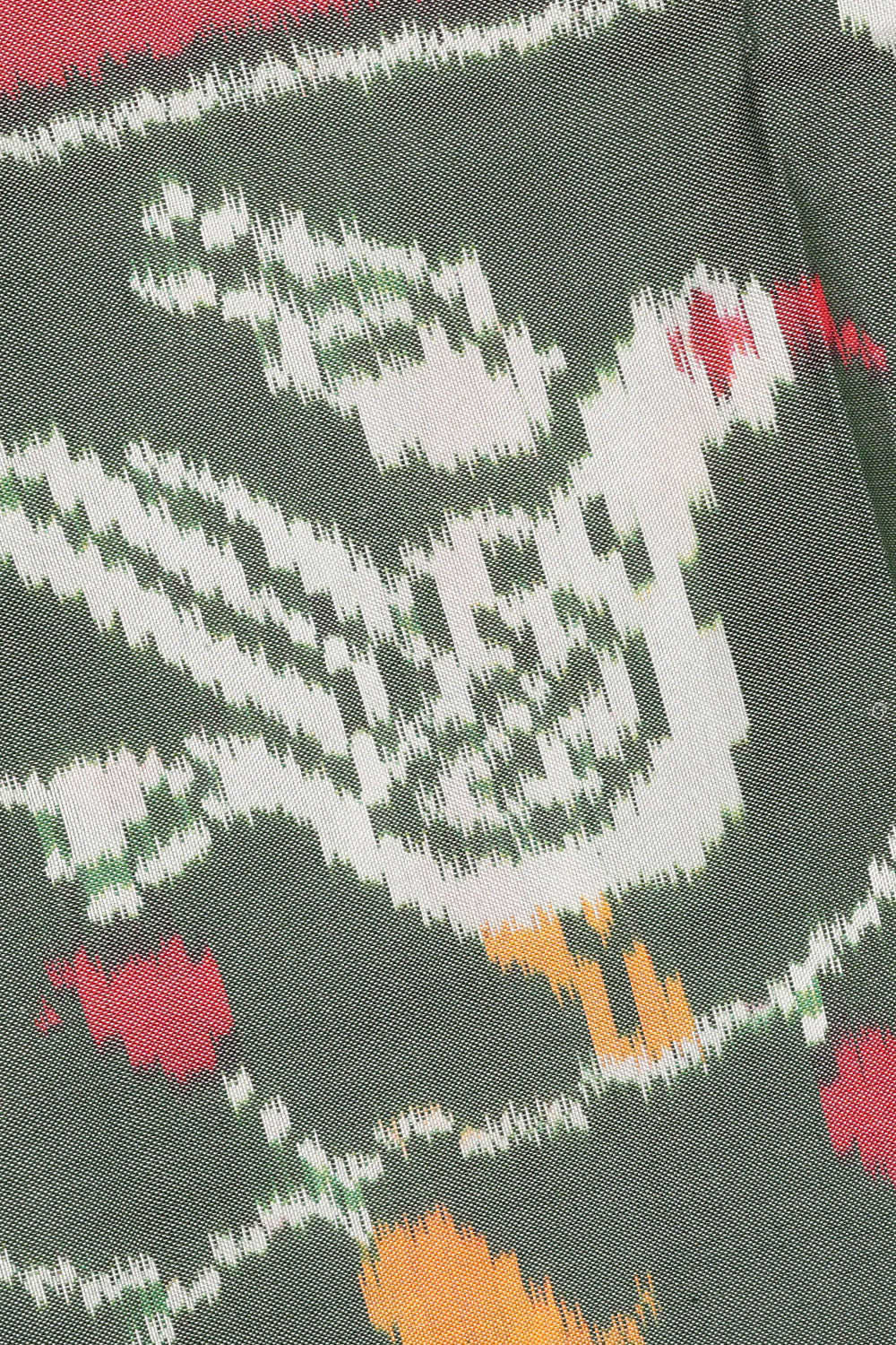 Image of Grey Pochampally Ikat Silk Saree
