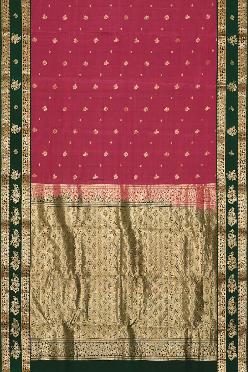 Image of Onion-Pink South Silk Saree