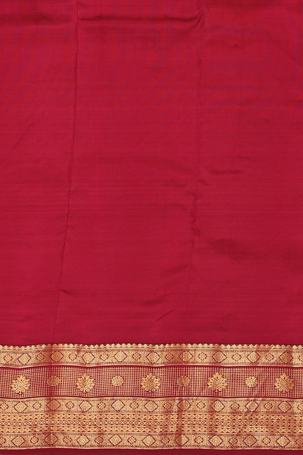 Image of Orange South Silk Saree