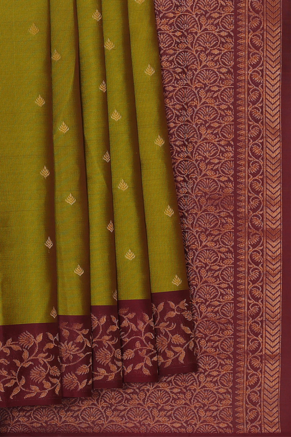 Image of Green South Silk Saree