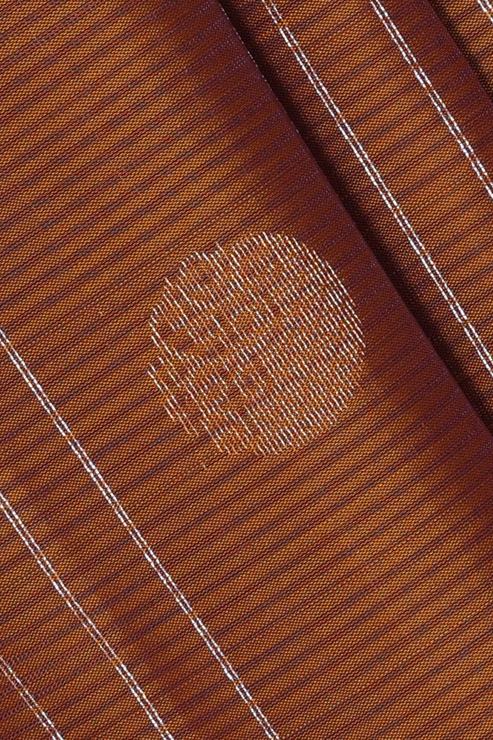 Image of Mustard-Brown South Silk Saree