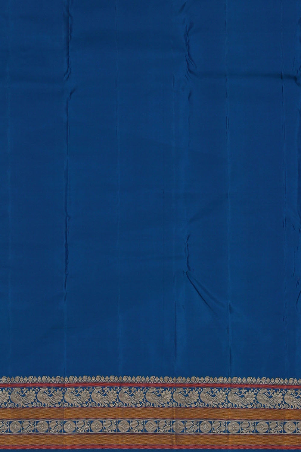 Image of Royal-Blue South Silk Saree