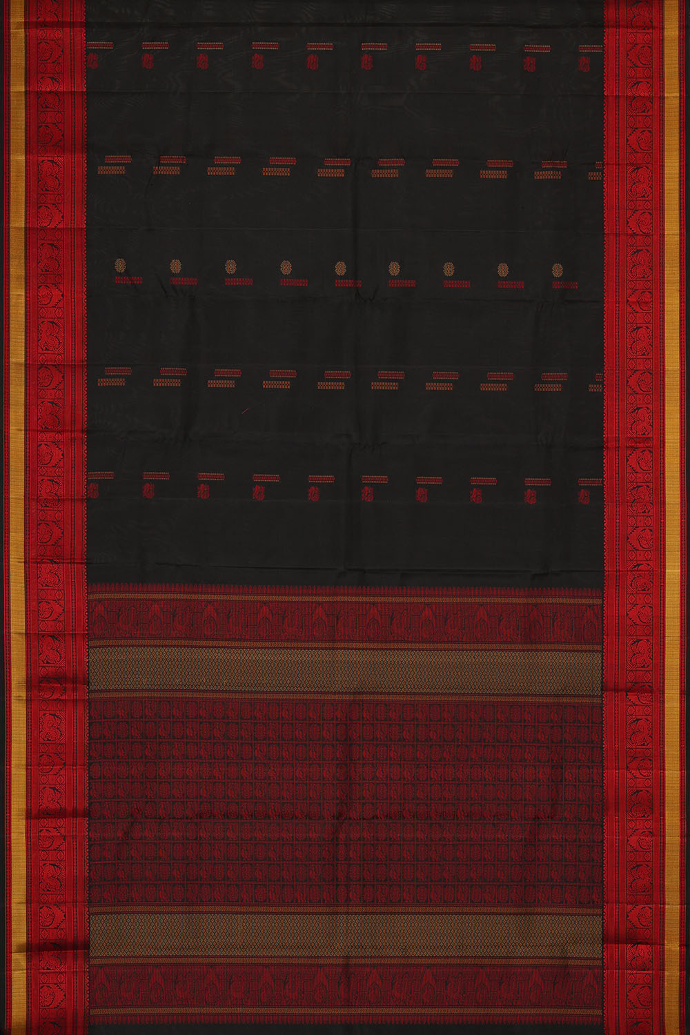 Image of Black South Silk Saree