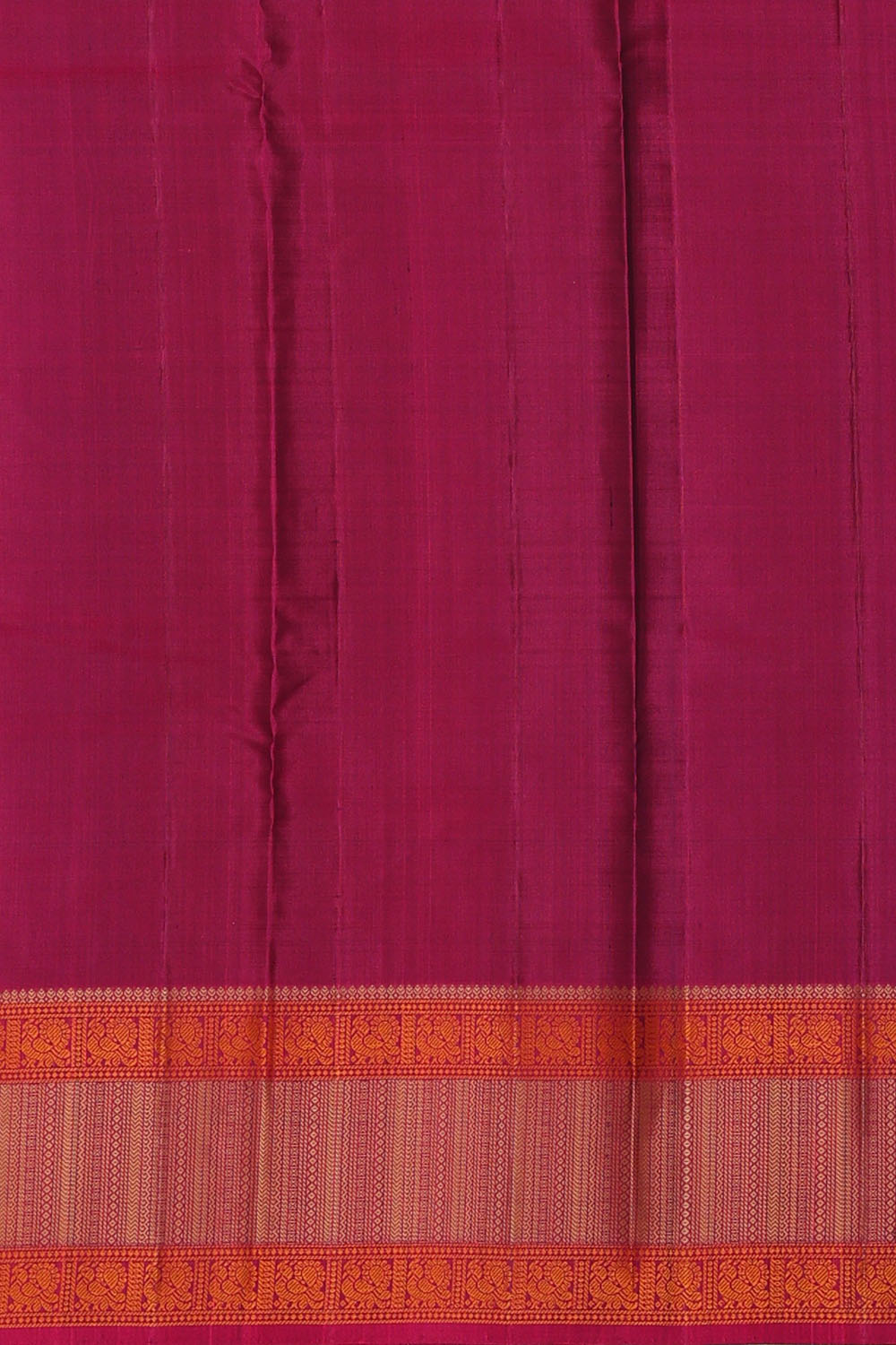 Image of Bottle-Green Kanchipuram Silk Saree