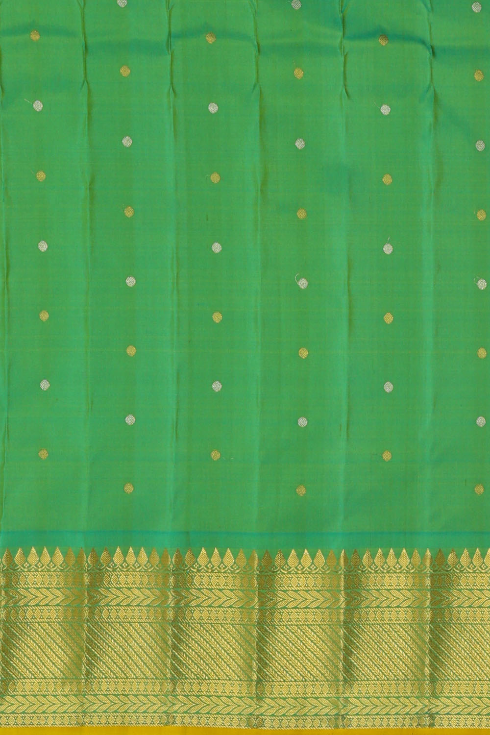 Image of Red Gadwal Silk Saree