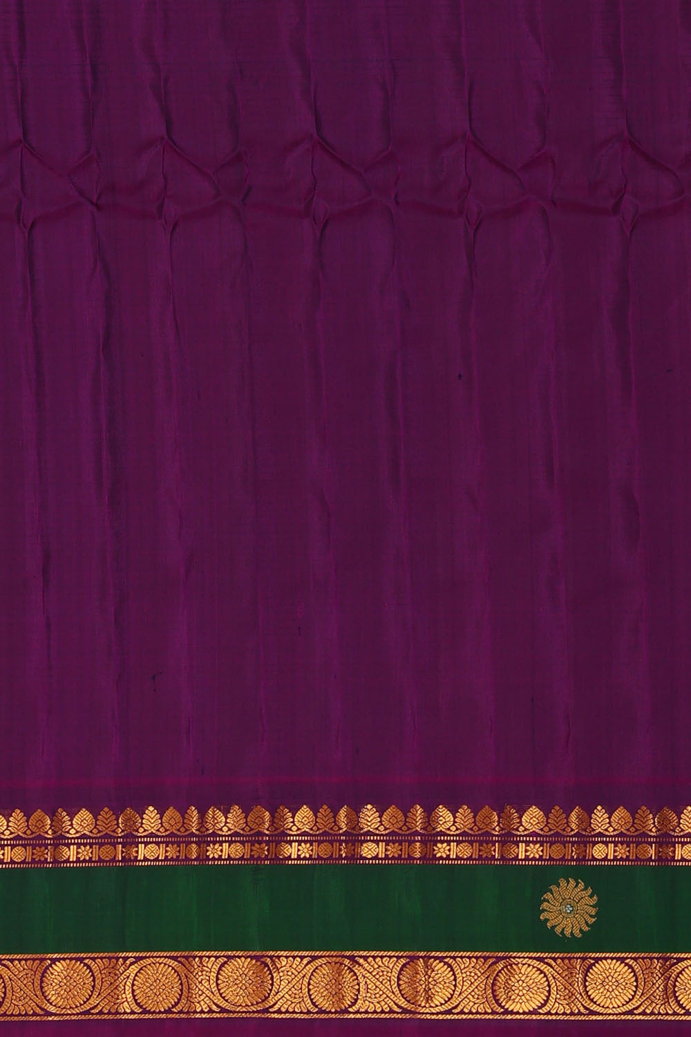 Image of Light-Pink Gadwal Kattam Saree