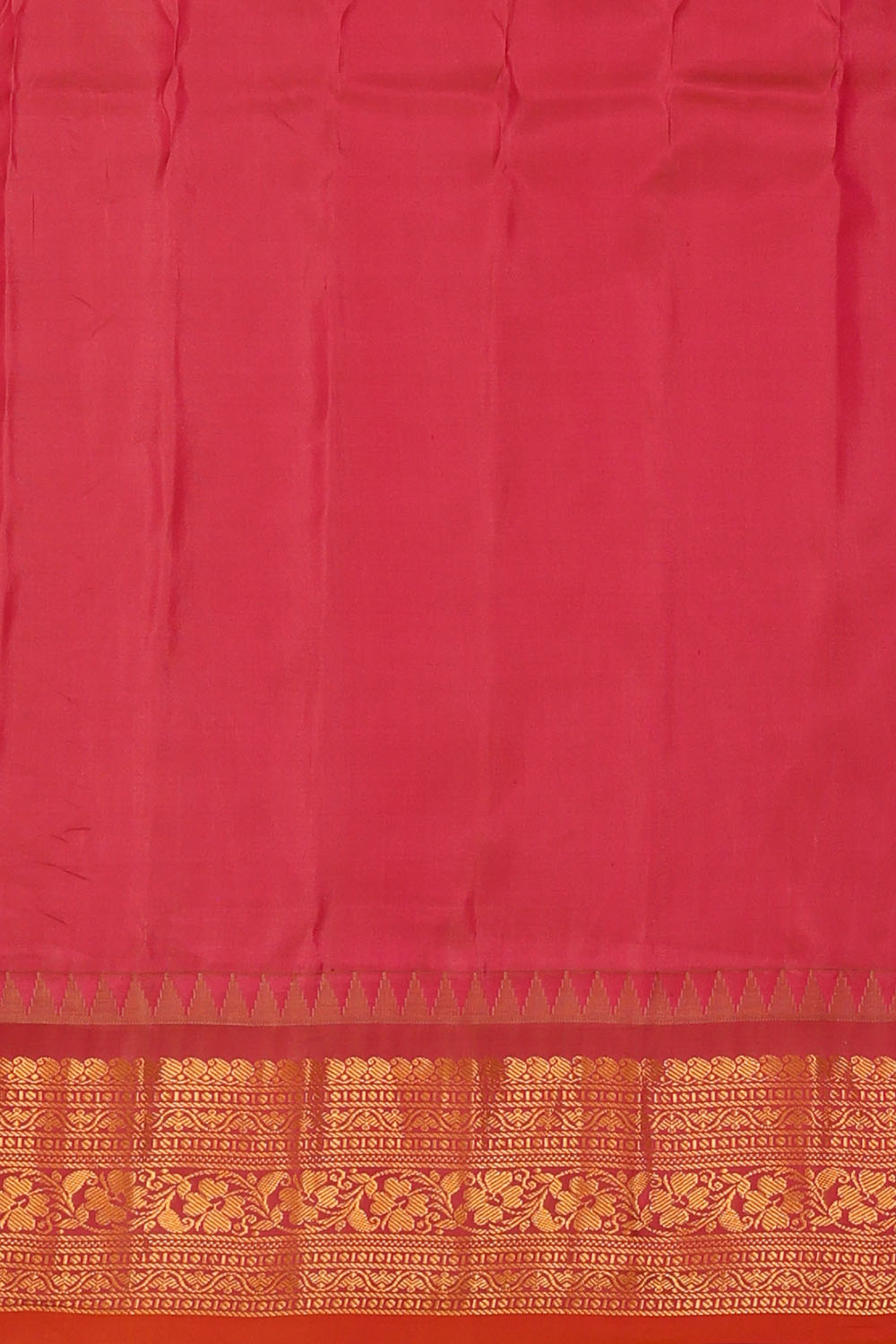 Image of Dark-Purple Silk Kattam Saree
