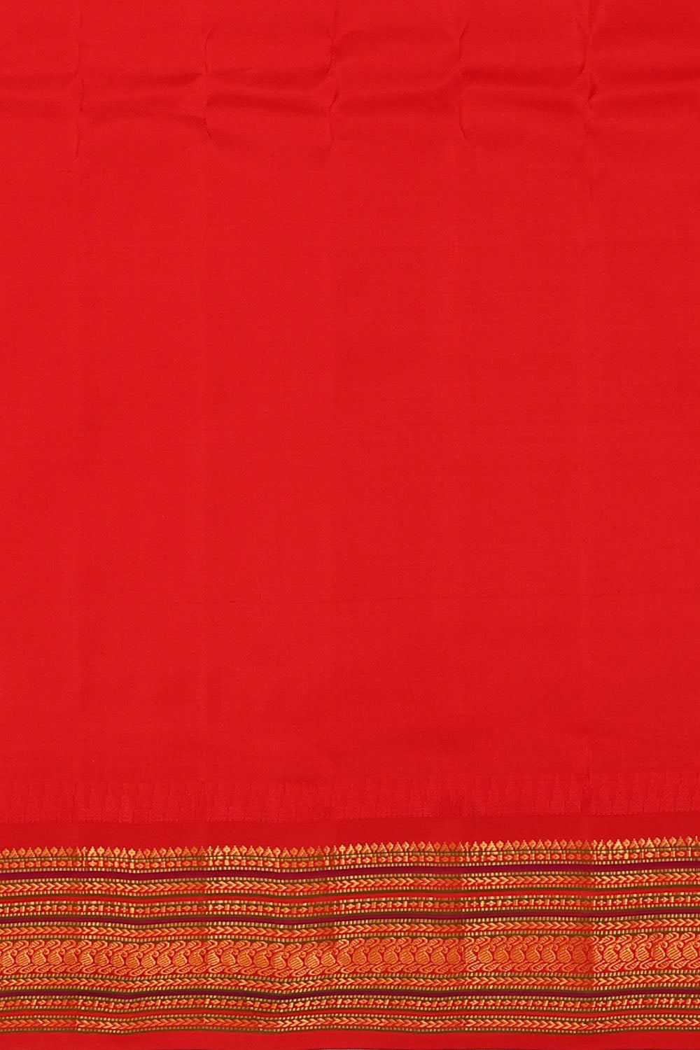 Image of Cream Gadwal Silk Saree