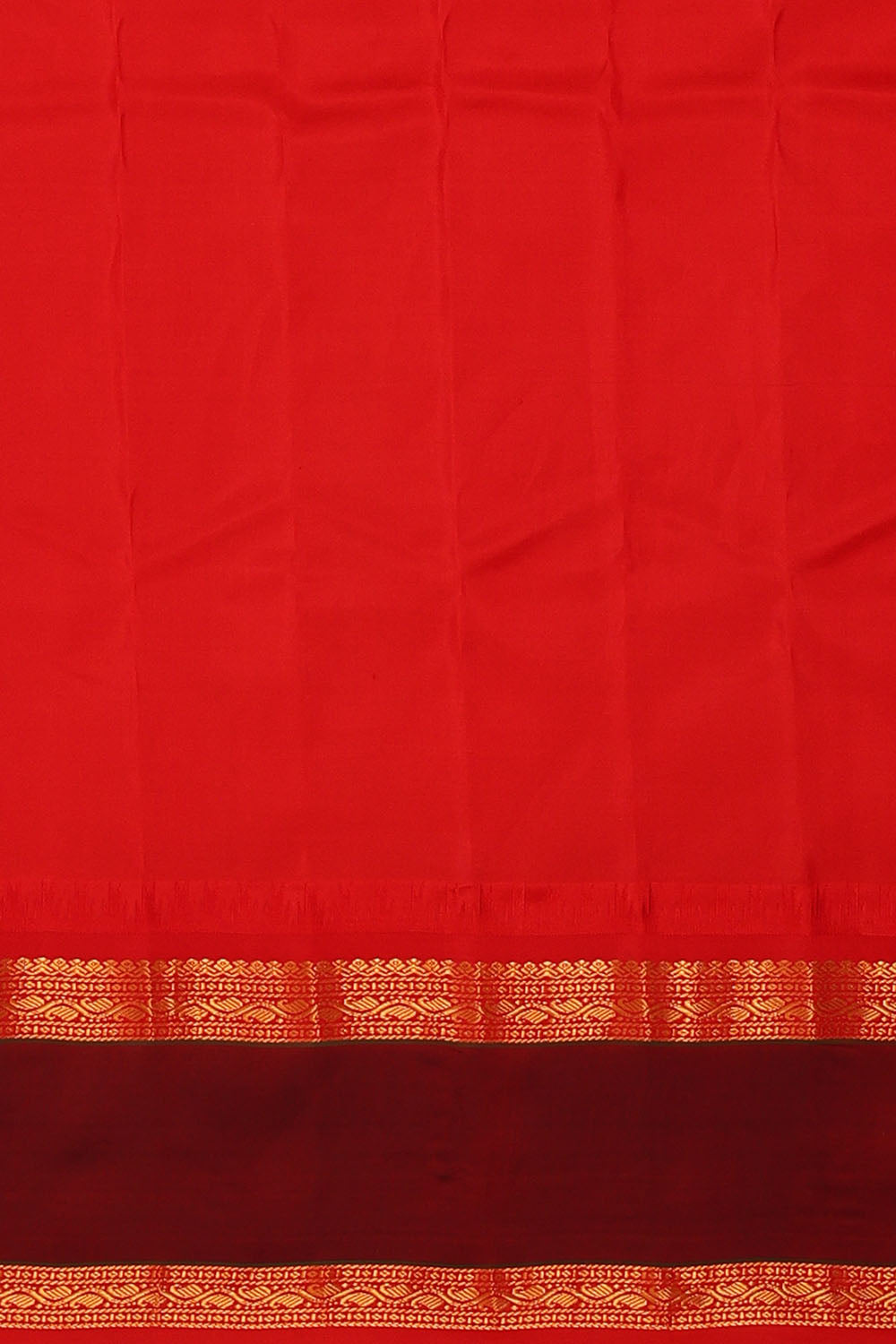 Image of Grey Gadwal Silk Saree