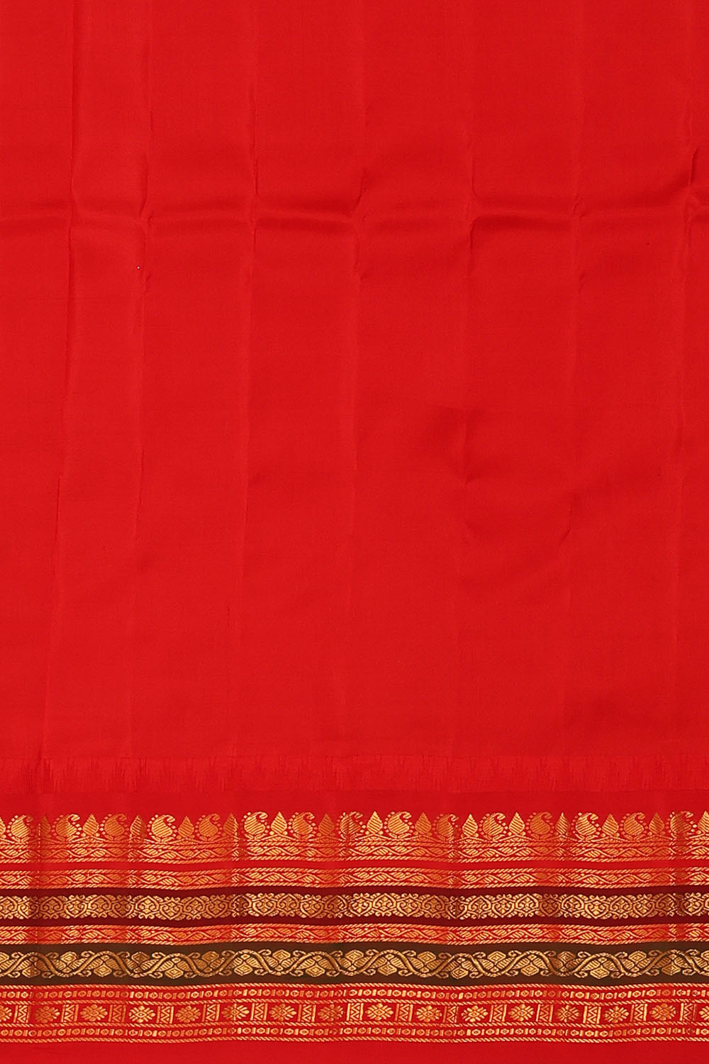 Image of Lavender Gadwal Silk Saree