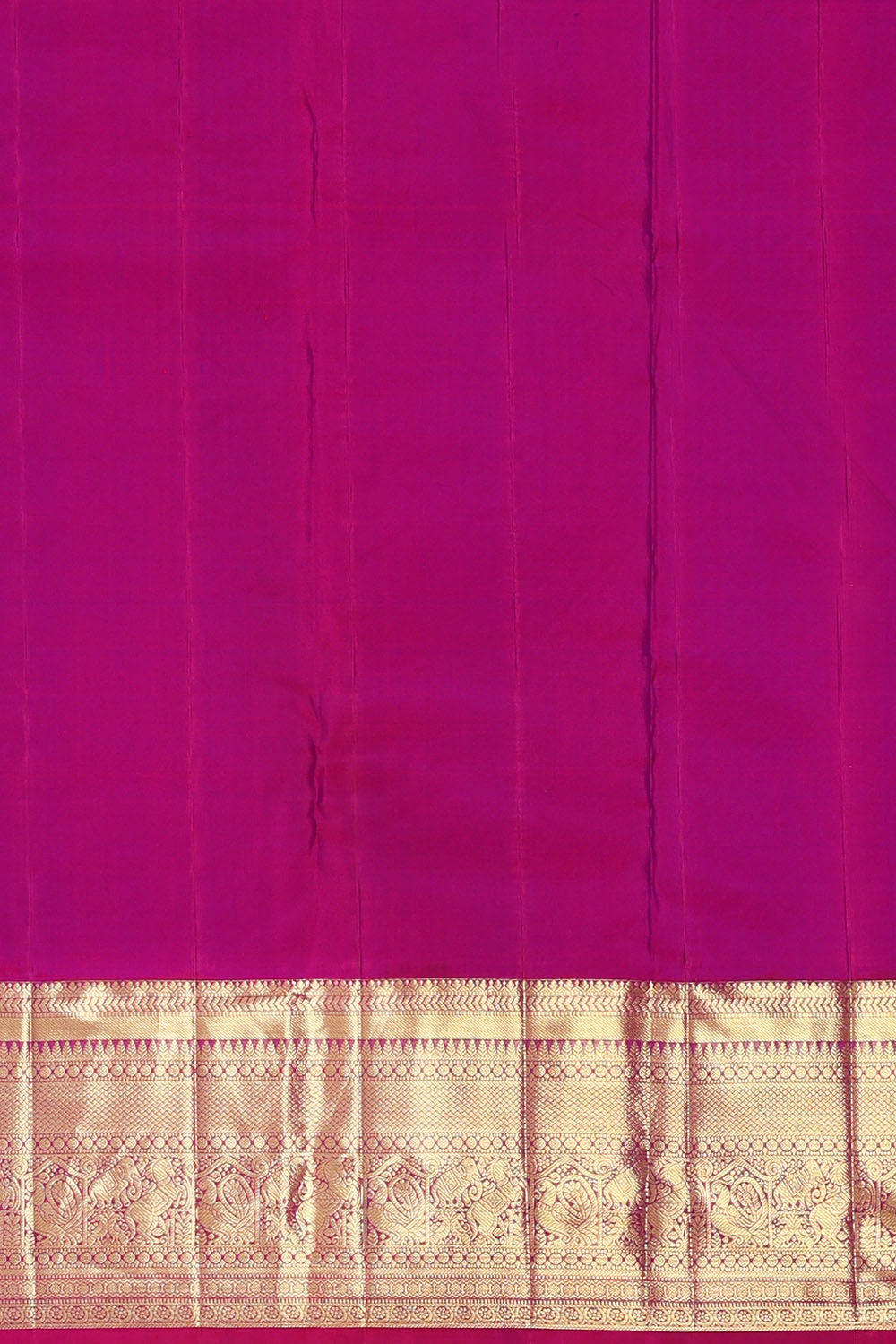 Image of Kanchipattu Royal-Blue Brocade Saree