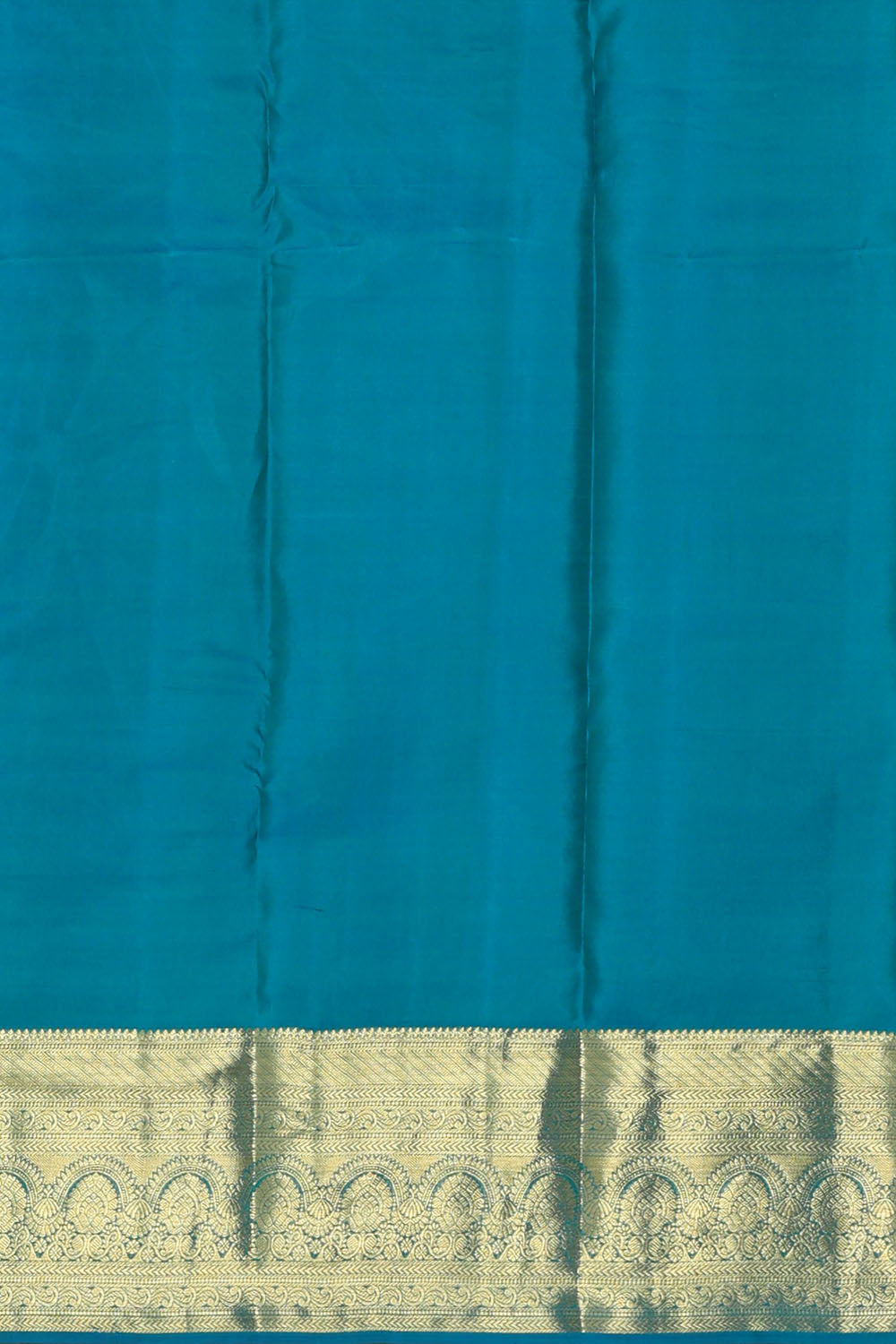 Image of Kanchipattu Blue Brocade Saree