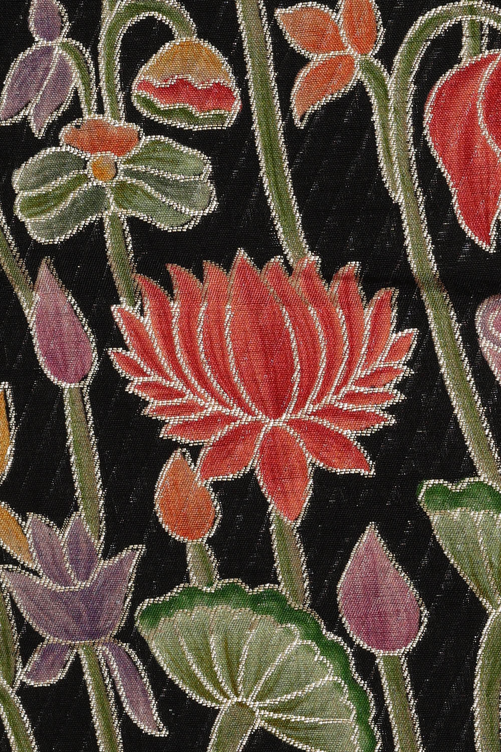 Image of Crepe Black Saree