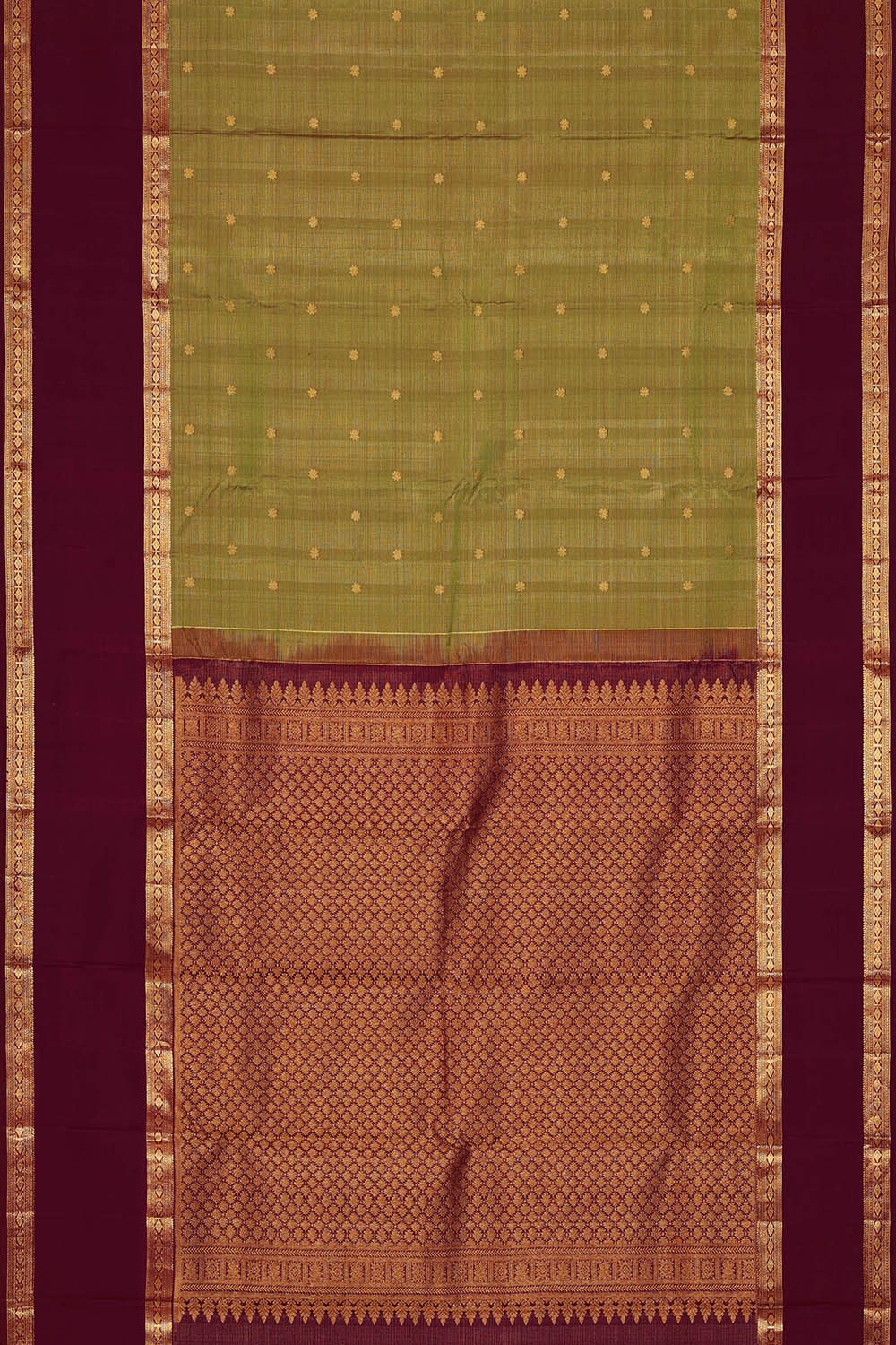 Image of Green South Silk Saree