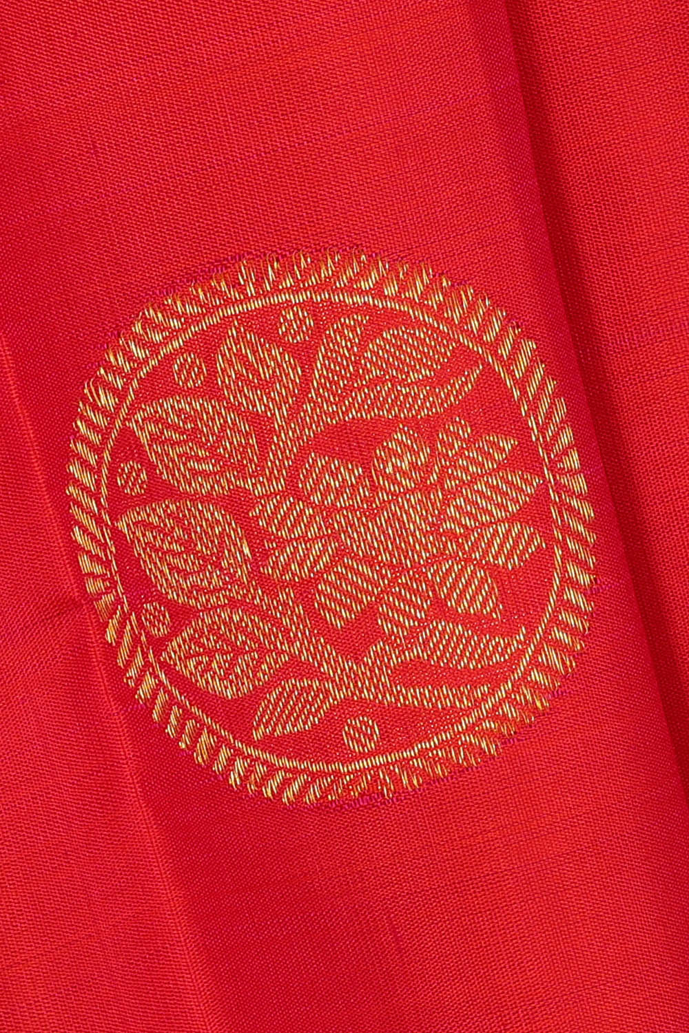 Image of Red South Silk Saree