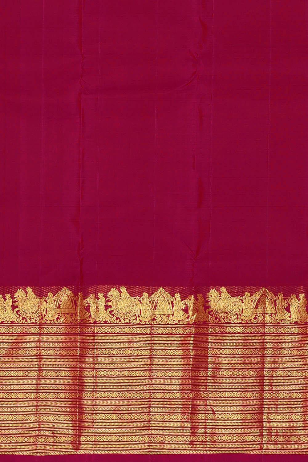 Image of Magenta South Silk Saree