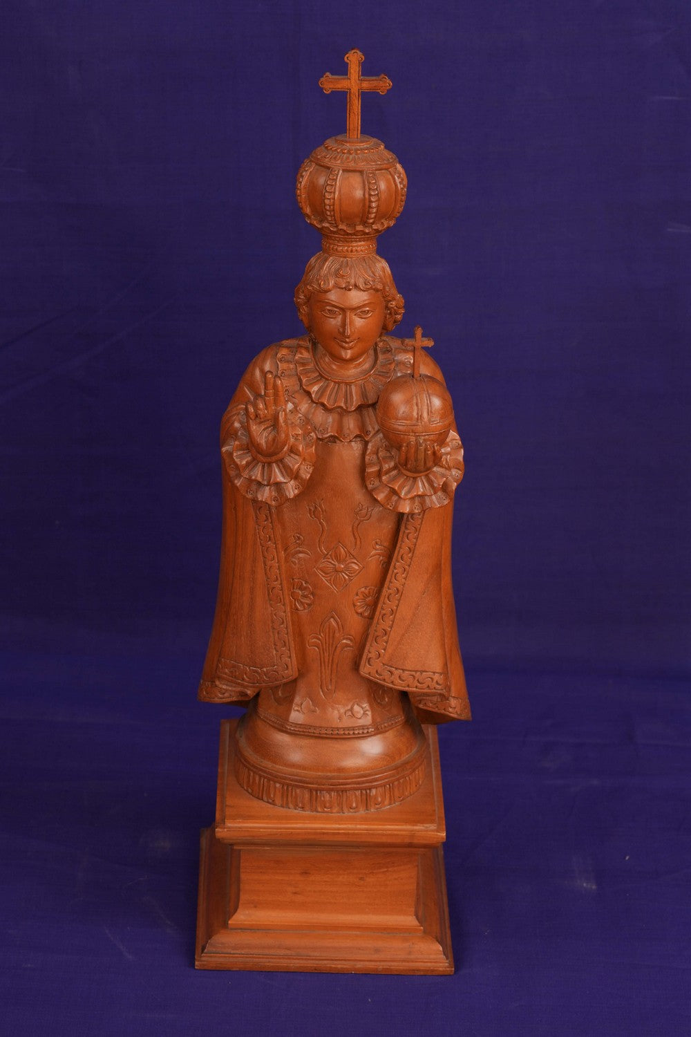 Image of White Cedar Wooden Infant Jesus