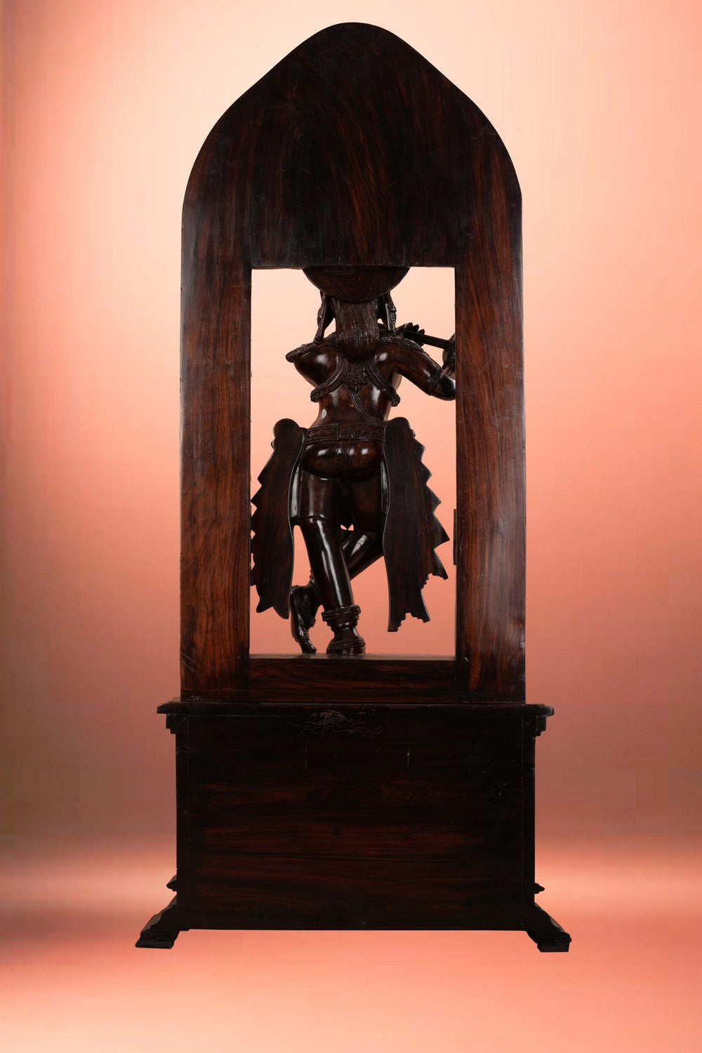 Lord Krishna Statue in Rose Wood