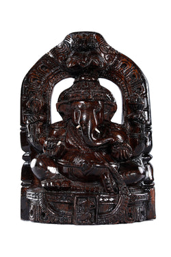 Collection of Rosewood Ganesha Figure in a gallery layout