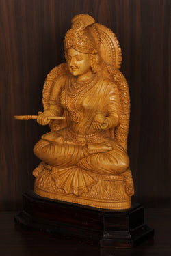 Collection of Shutters Wood Annapurna Devi Idol in a gallery layout