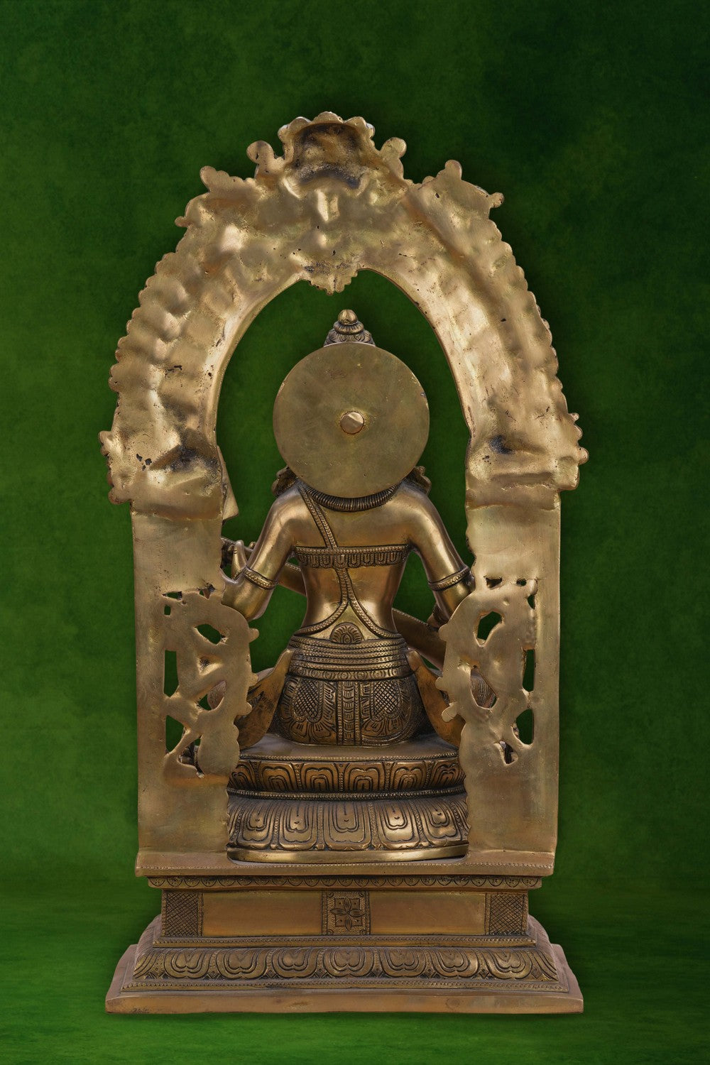 Image of Brass Saraswati Idol