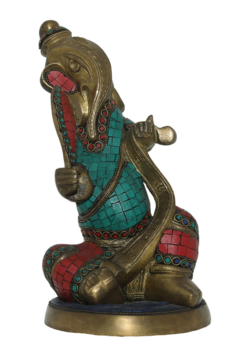 Collection of Handcrafted Brass Ganpati in a gallery layout