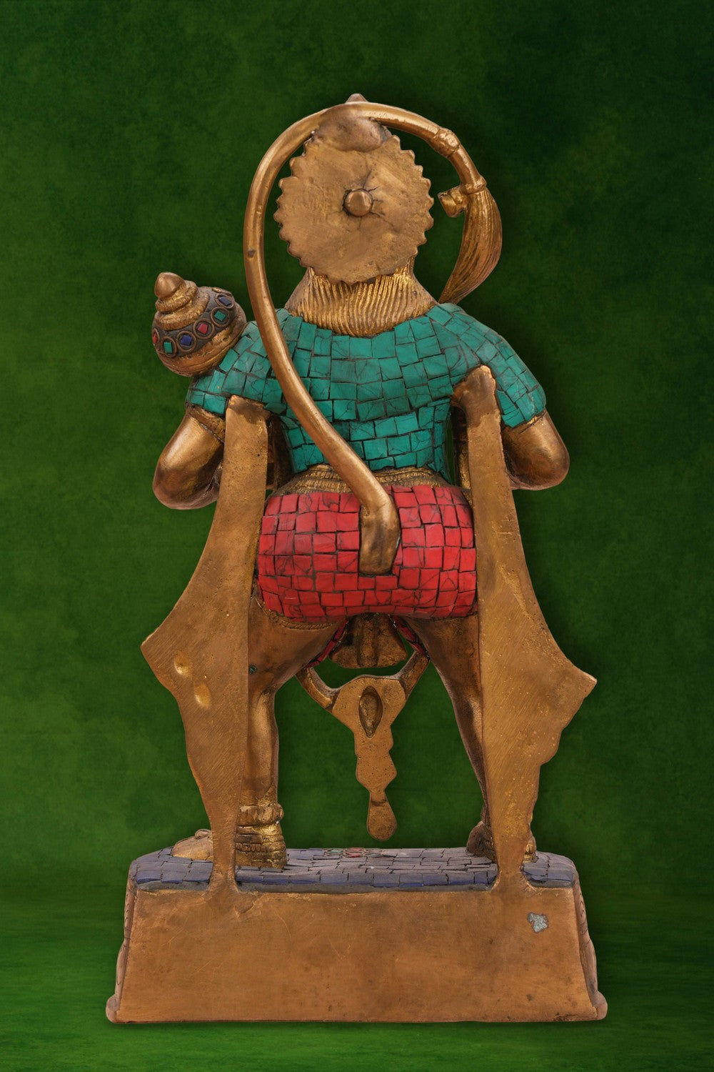 Image of A Brass Hanuman in a standing posture