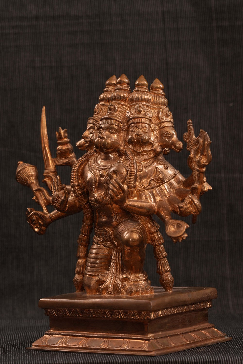 Image of Bronze Panchmukhi Hanuman Ji Idol