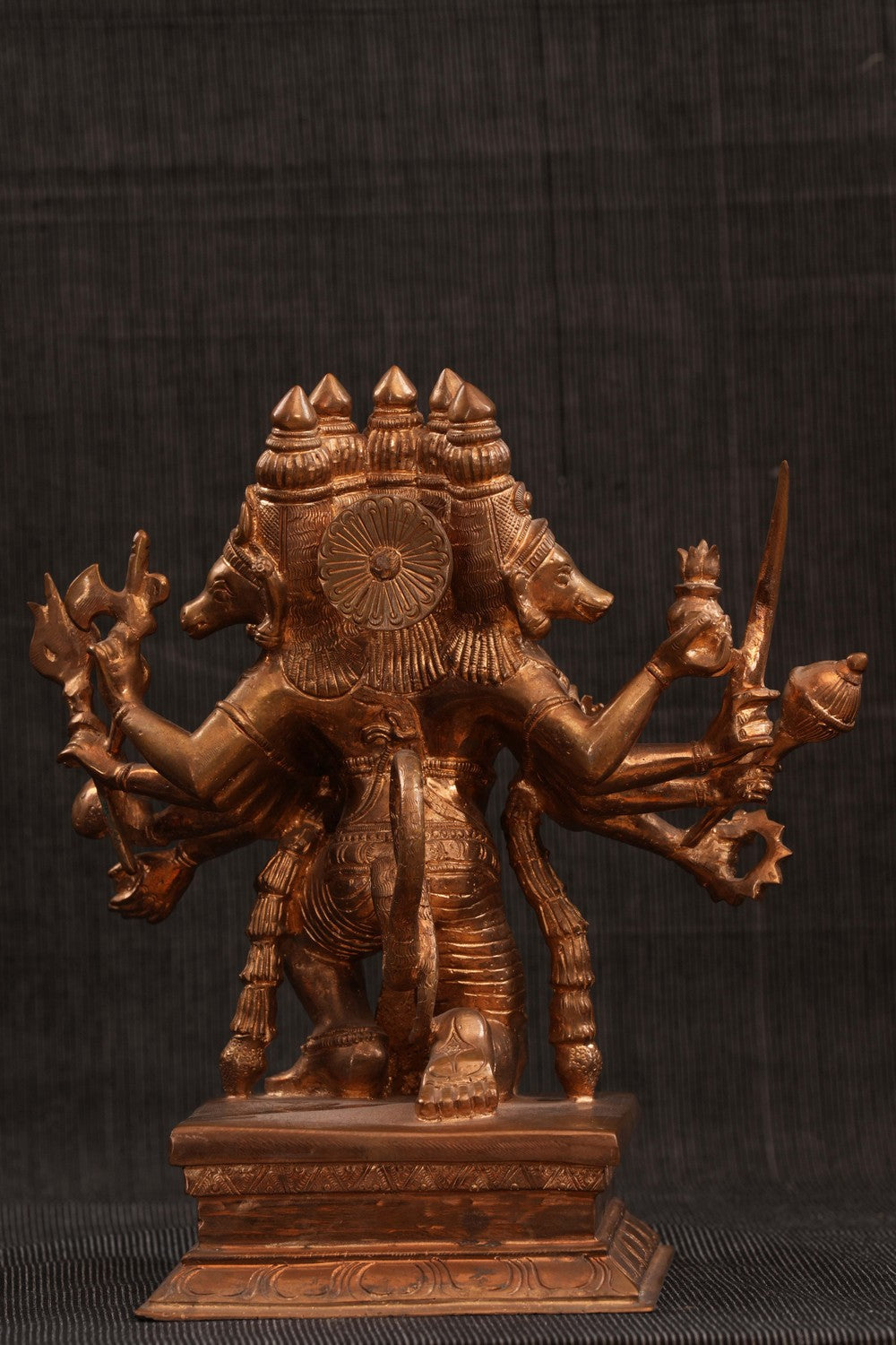 Image of Bronze Panchmukhi Hanuman Ji Idol