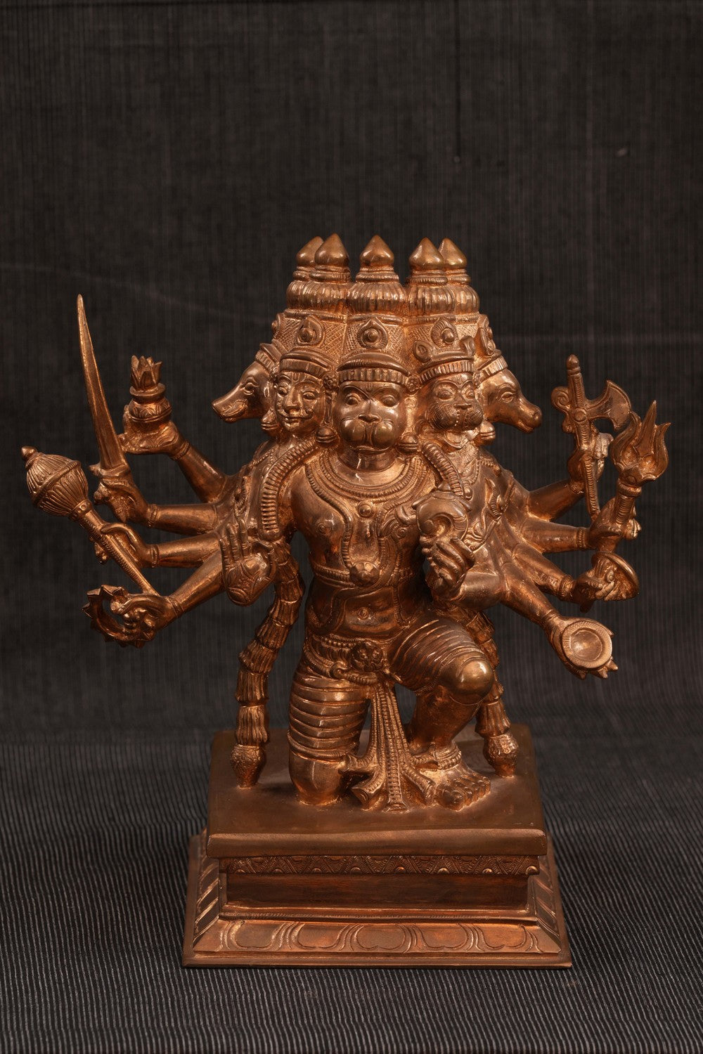 Image of Bronze Panchmukhi Hanuman Ji Idol