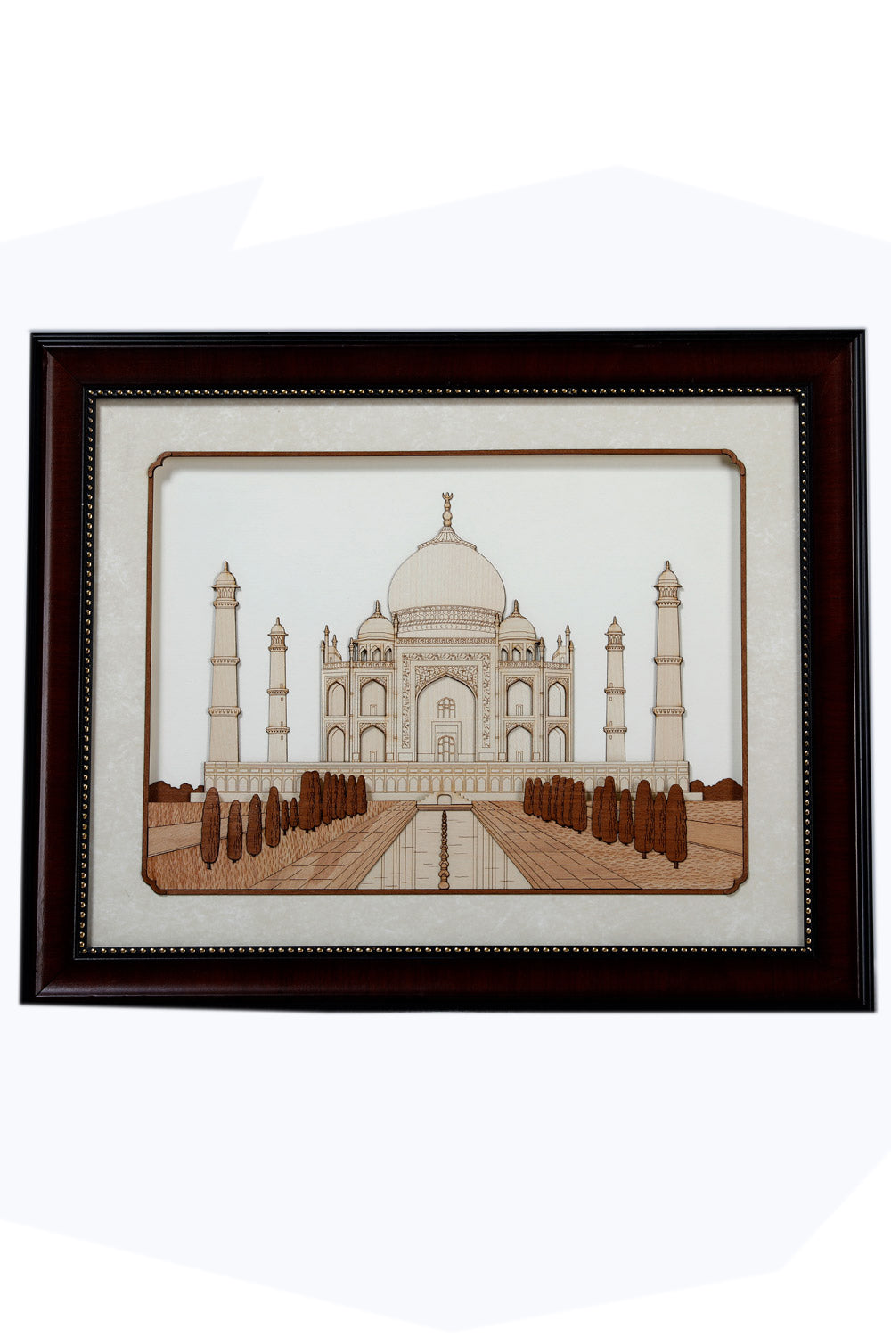 Collection of Wooden Art Work Frame With Taj Mahal in a gallery layout