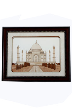 Collection of Wooden Art Work Frame With Taj Mahal in a gallery layout