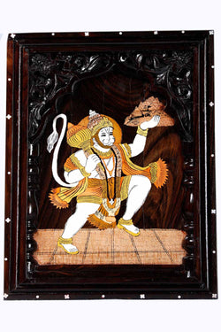 Collection of R/W Pannel Hanuman Wall Hanging in a gallery layout