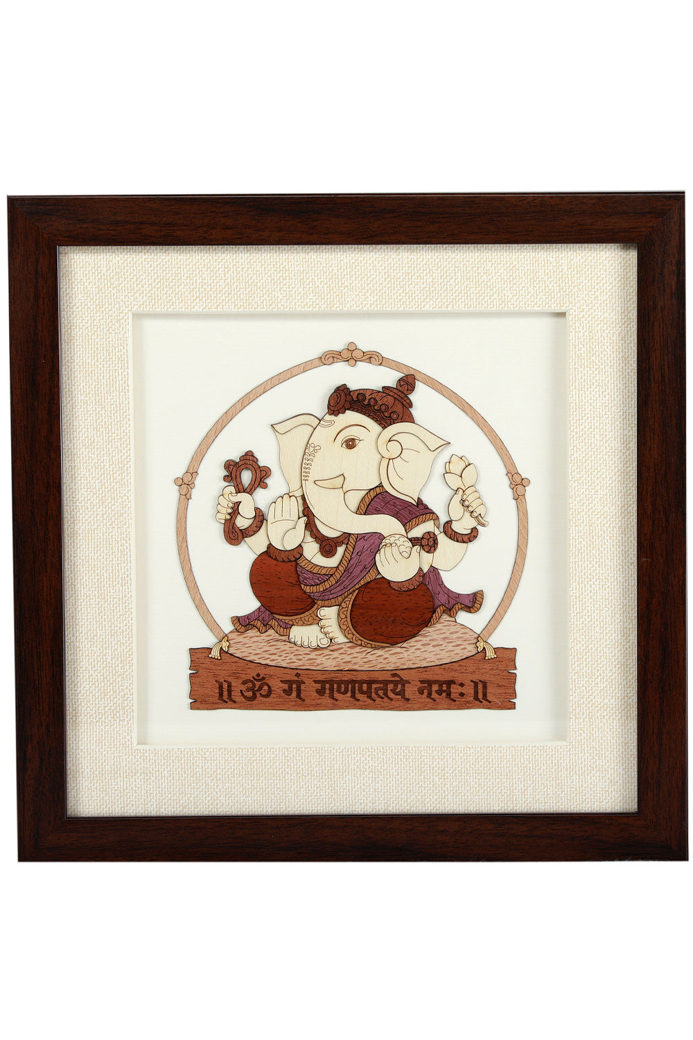 Collection of Wood & Art work Ganesh in a gallery layout