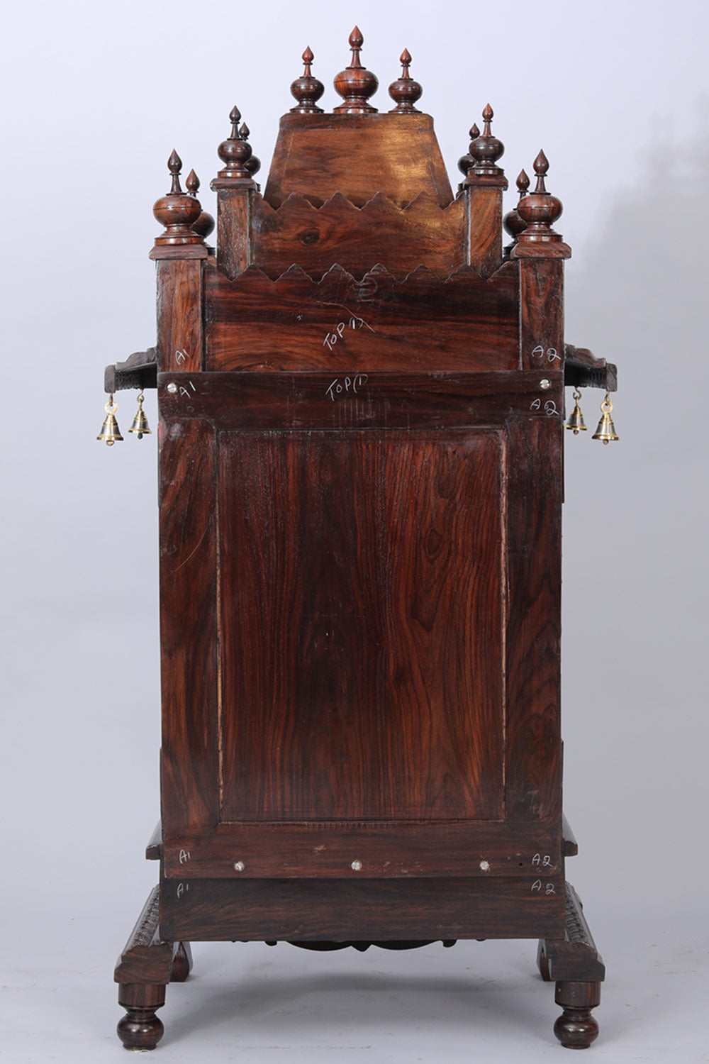 Image of Rose Wooden Handcrafted Pooja Mandir