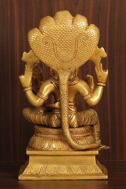 Image of Brass Lord Shri Lakshmi Narasimha Idol