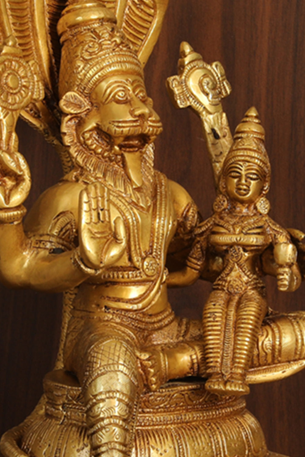 Brass Lord Shri Lakshmi Narasimha Idol