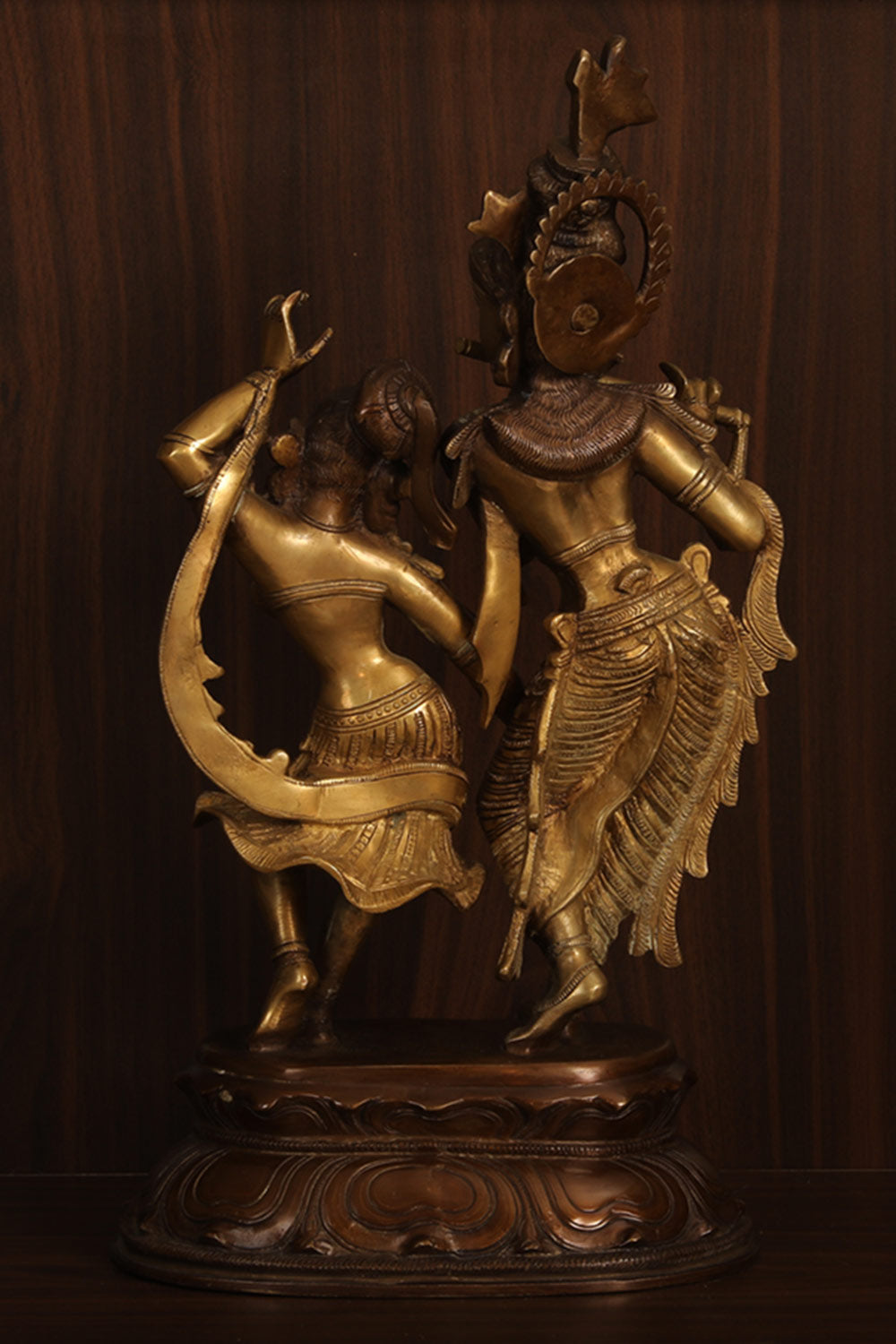 Brass Radha Krishna Idol